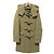 Abrigo de lana Mackintosh beige camel Camello