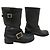 Botas Engineer de cuero Biker Jimmy Choo Negro - vista 3