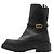Autre Marque Christian Dior EMPREINTE Lederstiefel Schwarz - Ansicht 4