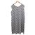 Vestido de seda Max Mara S Castaño Azul Beige - vista 2