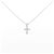 Autre Marque Collana di diamanti Pt900/Pt850 Argento