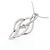 Autre Marque Diamantenhalskette Au750 Silber - Ansicht 4