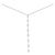 Autre Marque Au750 Diamantenhalskette Silber