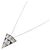 Autre Marque Collar de oro blanco y oro negro Au750 con diamantes - vista 2
