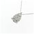 Autre Marque Diamantenhalskette PT950 PT850 Silber - Ansicht 3