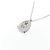 Autre Marque Diamantenhalskette PT950 PT850 Silber - Ansicht 4