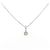 Autre Marque Collar de diamantes PT900 PT850 Plata