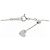 Autre Marque Collar de diamantes PT900 PT850 Plata - vista 5