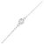 Autre Marque Diamantenhalskette aus PT950 Silber - Ansicht 3