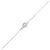 Autre Marque Diamantenhalskette aus PT950 Silber - Ansicht 4