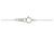 Autre Marque Diamantenhalskette aus PT950 Silber - Ansicht 6