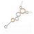 Autre Marque Collana di diamanti 750 White Gold 750 Pink Gold Argento - vista 4