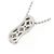 Autre Marque Diamantenhalskette Pt900/Pt850 Silber - Ansicht 4