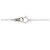 Autre Marque Diamantenhalskette Pt900/Pt850 Silber - Ansicht 5