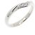 Autre Marque Anello LuxUness in Pt900 con diamanti Argento