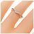 Autre Marque Anello LuxUness in Pt900 con diamanti Argento - vista 5