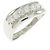 Autre Marque Anillo Ginza Tanaka de platino y diamantes Plata