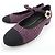 Scarpe Mary Janes Chanel Nero Rosa - vista 3