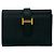Hermès Béarn Epsom Trifold Geldbörse Schwarz