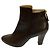 Autre Marque Botines ANAYI Botines de cuero Castaño Bronce - vista 3