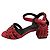 Autre Marque Sandales en cuir cloutées GEOX Rouge - vue 2