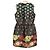 Autre Marque Vestido sin mangas con flores RED VALENTINO Negro