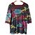 Autre Marque Top V-Neck de Power Net con estampado Lotus Bird VIVIENNE TAM Multicolor - vista 2