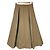 Autre Marque Falda larga de tablas en paneles Colaboración Banner Barrett maki kaneko Beige Verde