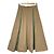 Autre Marque Falda larga de tablas en paneles Colaboración Banner Barrett maki kaneko Beige Verde - vista 2