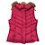 Autre Marque ATSURO TAYAMA Chaleco de Plumas Raccoon Rosa