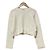 Autre Marque All Saints Kurzstrickpullover aus Wolle Weiß