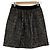 Autre Marque Saia de tweed Drawer Preto - vista 2