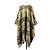 Abrigo capa Burberry en mezcla de cachemira con bordes deshilachados Negro Beige Verde - vista 5
