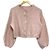 Autre Marque La boutique BonBon Hairy Wool 2way Cardigan Rosa