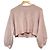 Autre Marque La boutique BonBon Hairy Wool 2way Cardigan Rosa - vista 2