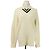 Camisola de malha em lã Hermès Branco Azul marinho