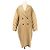 Cappotto in lana e pelle di pecora Moncler NIVEROLLE Beige Cammello