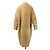 Cappotto in lana e pelle di pecora Moncler NIVEROLLE Beige Cammello - vista 4