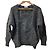 Autre Marque SACRA V-Ausschnitt Pullover aus Alpaka-Mohair-Mischung Braun