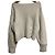 Autre Marque Apuweiser-riche Strickpullover aus Wolle und Kaschmir mit Lurex Weiß Roh - Ansicht 2