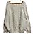 Autre Marque Jersey de punto de ochos Snidel Blanco Crudo