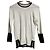 Autre Marque Top de malha canelada Tiara Branco