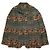 Autre Marque Engineered Garments Loiter Jacket Chaqueta de jacquard floral étnico Negro