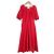 Autre Marque Abito lungo rosso Merlette