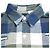 Autre Marque Danke Schon FLANNEL DAMAGE SHIRTS BLOCK Camisa de Poliéster Algodón Rayón Azul - vista 4