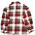 Autre Marque Danke Schon FLANNEL DAMAGE SHIRTS BLOCK Chemise à manches longues mélangée Rouge - vue 2