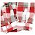 Autre Marque Danke Schon FLANNEL DAMAGE SHIRTS BLOCK Chemise à manches longues mélangée Rouge - vue 5