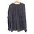 Autre Marque Green Label Relaxing Bluse mit gerafften Rüschen Schwarz