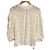Autre Marque Blusa trasparente con lacci Lillian Carat Bianco