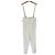 Autre Marque Pantaloni ESTNATION con bretelle e regolatori laterali Bianco Bianco sporco